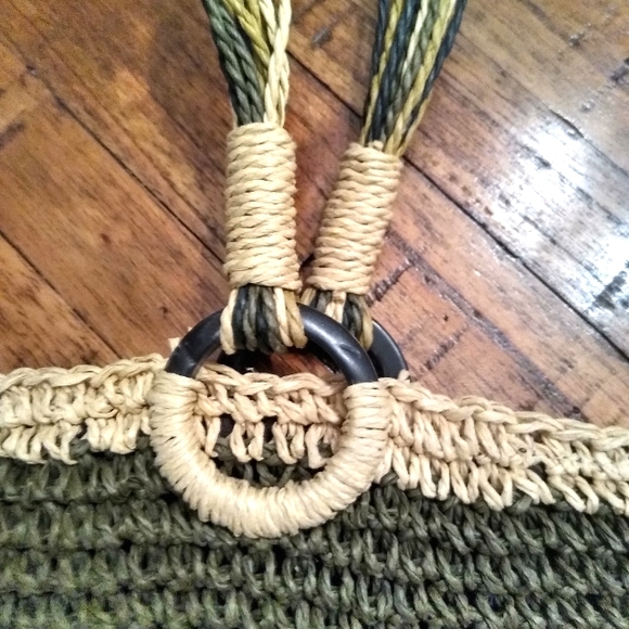 Old Navy Straw Purse - Picture 2 of 7